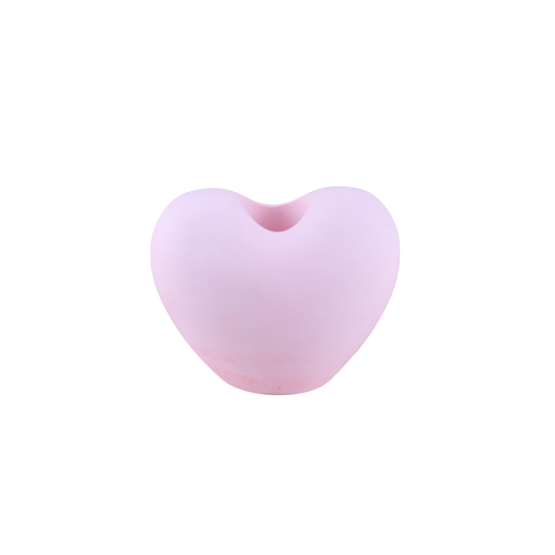 Bougeoir cœur rose clair🕯️ Wild Zouzou