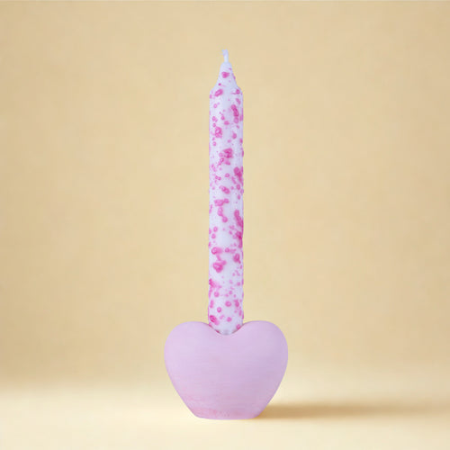 Bougie confettis roses 🕯️ Wild Zouzou