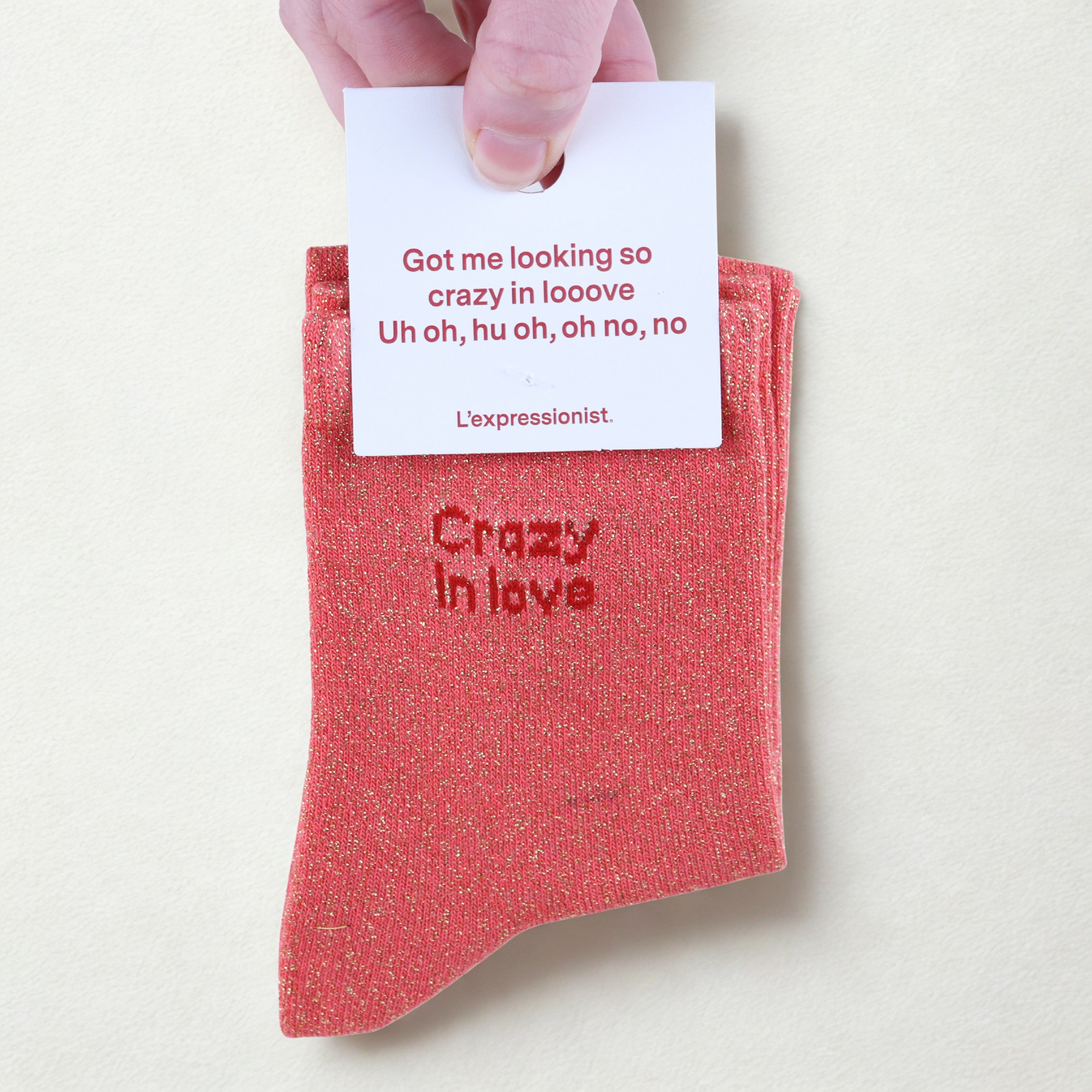 Chaussettes pailletées "Crazy in love" 🧦 Wild Zouzou