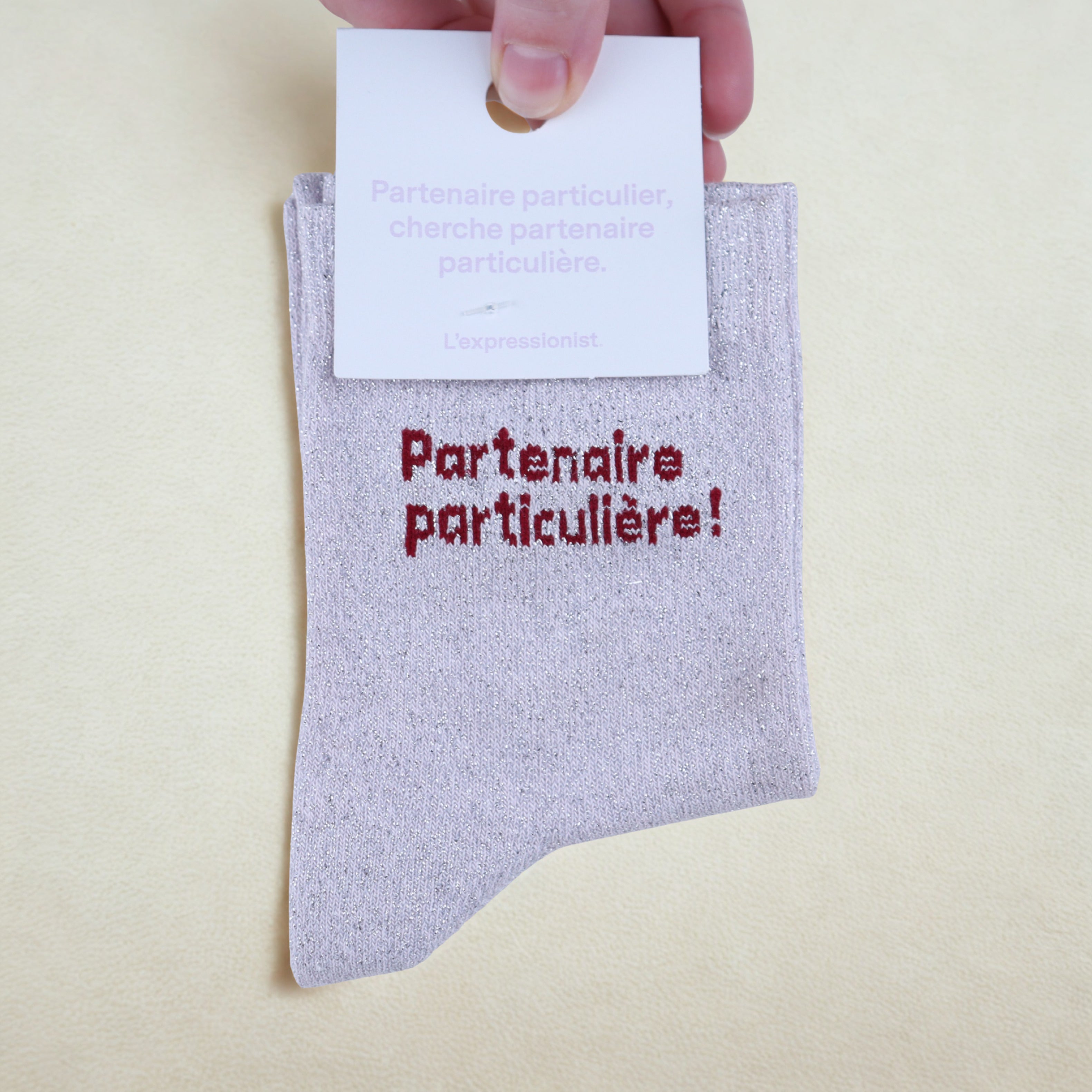 Chaussettes pailletées "Partenaire particulière" 🧦 Wild Zouzou