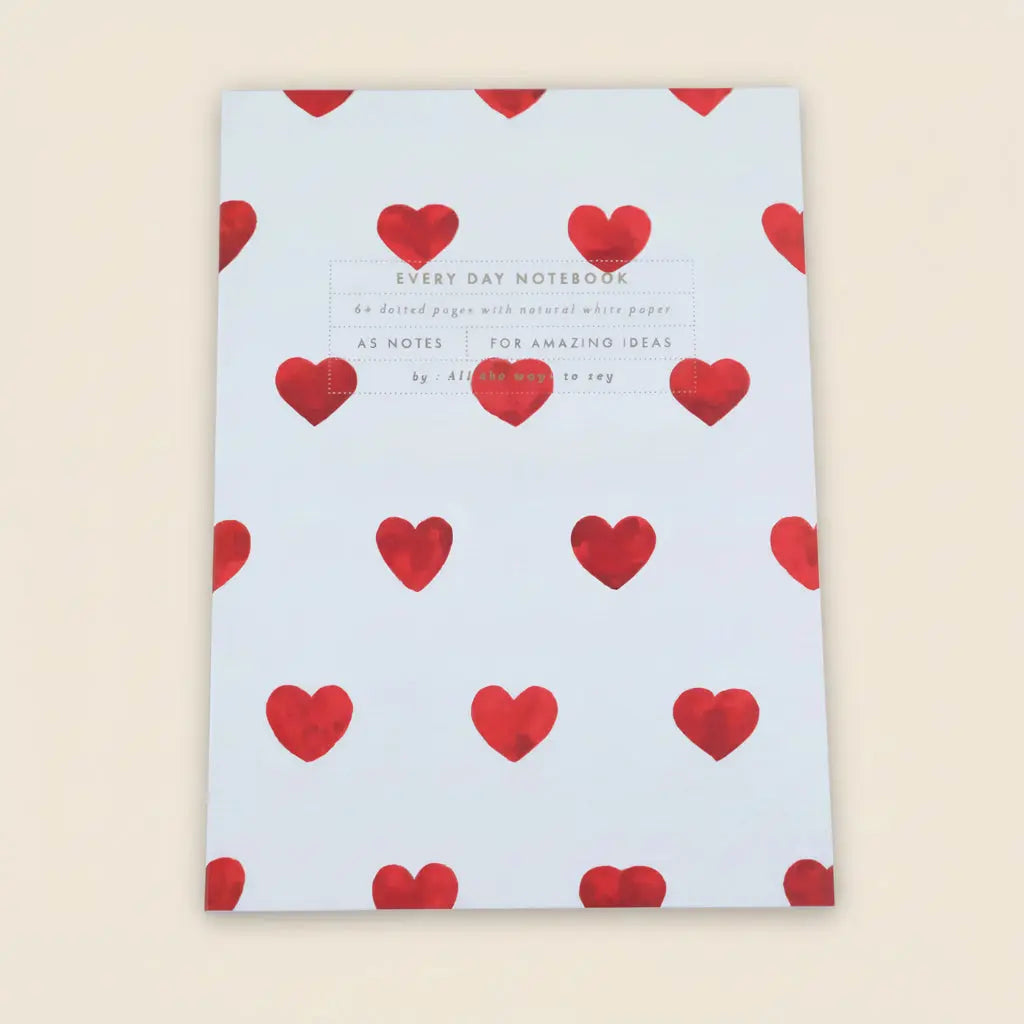 Carnet A5 "Hearts" ❤️ Wild Zouzou