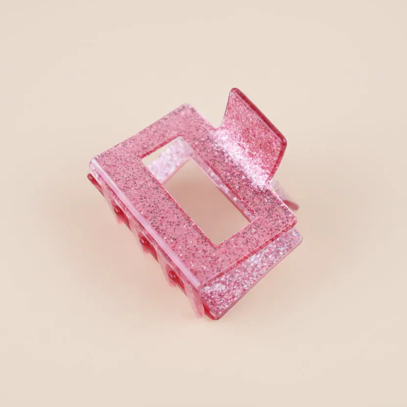 Pince à cheveux rose pailletée 🎀 Wild Zouzou
