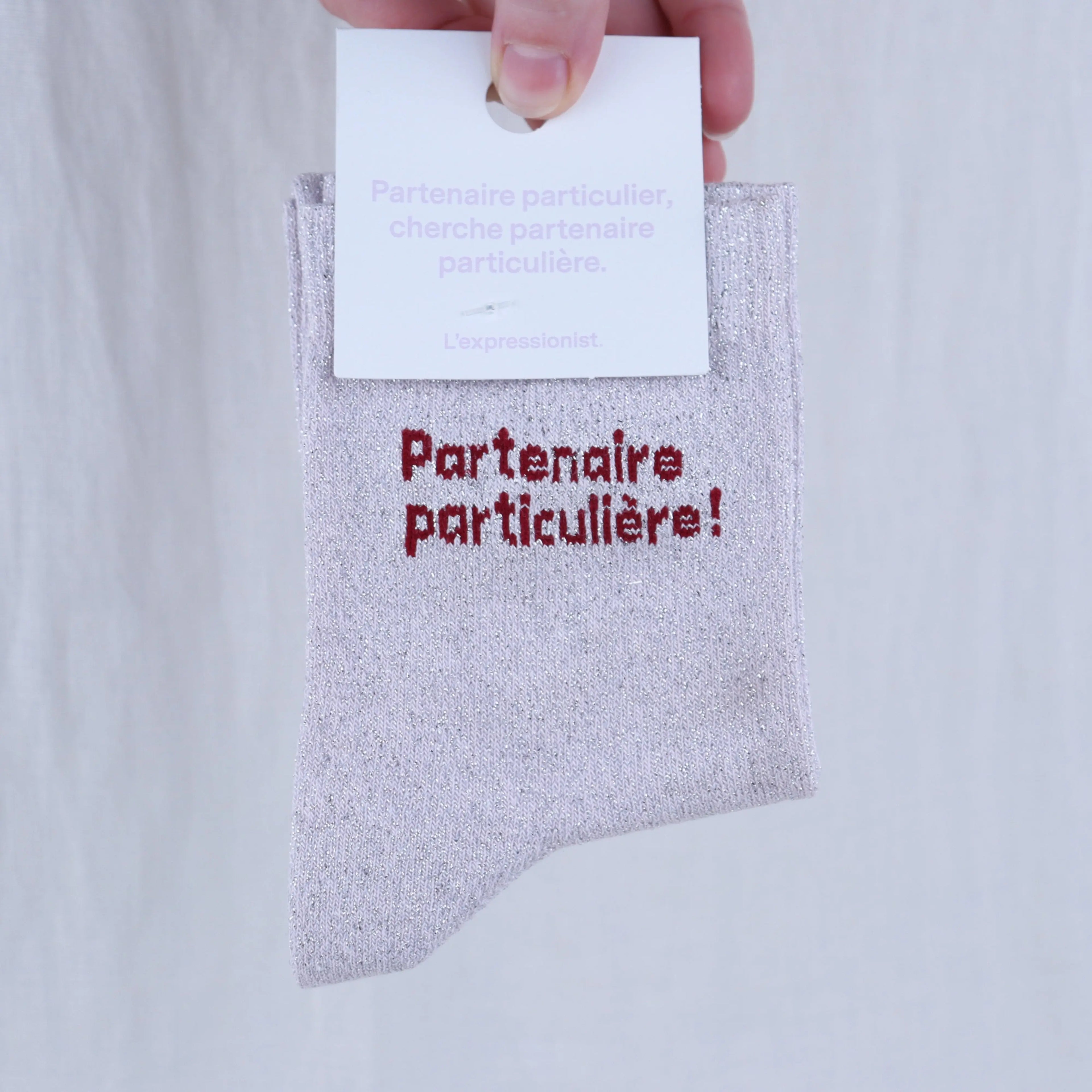 Chaussettes pailletées "Partenaire particulière" 🧦 Wild Zouzou