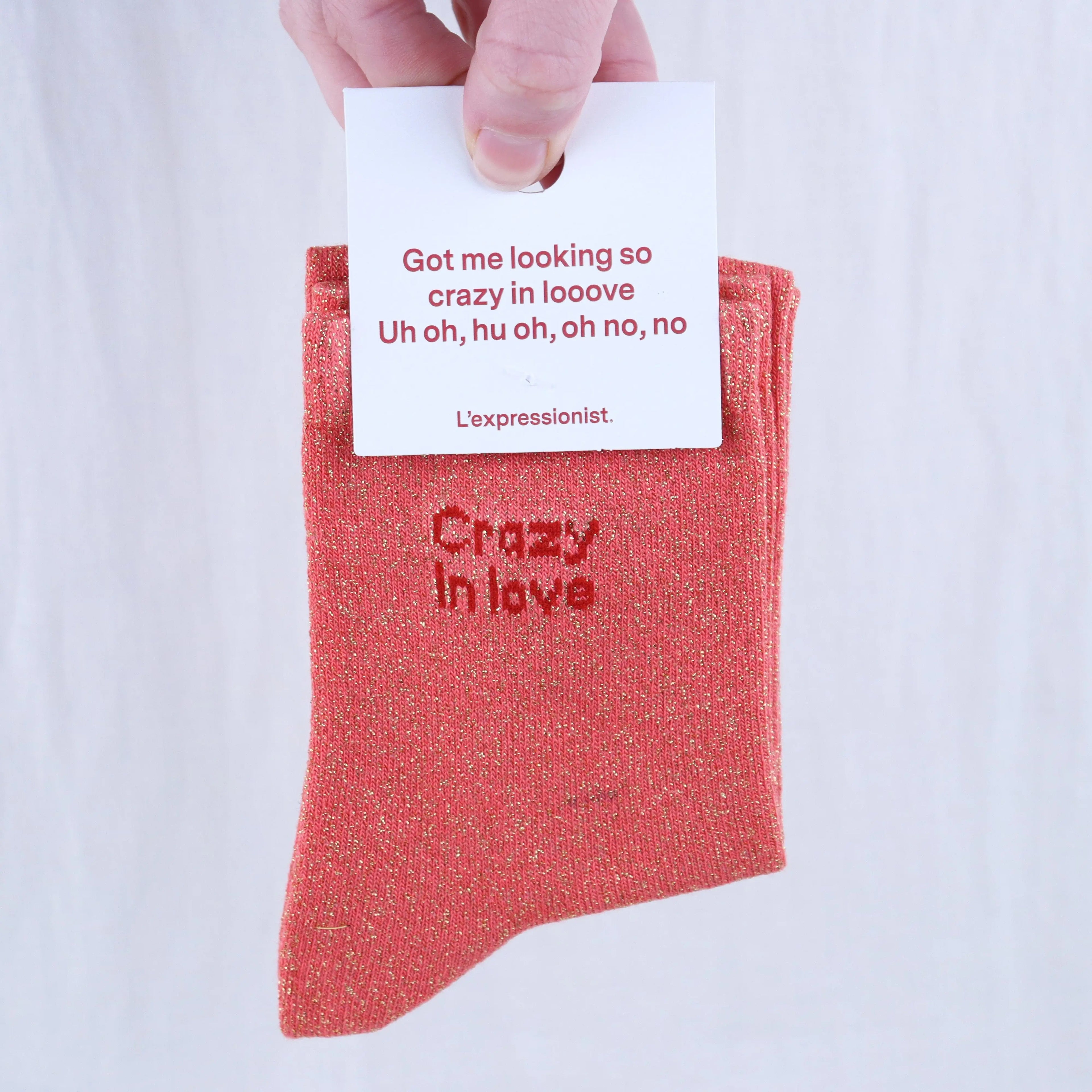 Chaussettes pailletées "Crazy in love" 🧦 Wild Zouzou