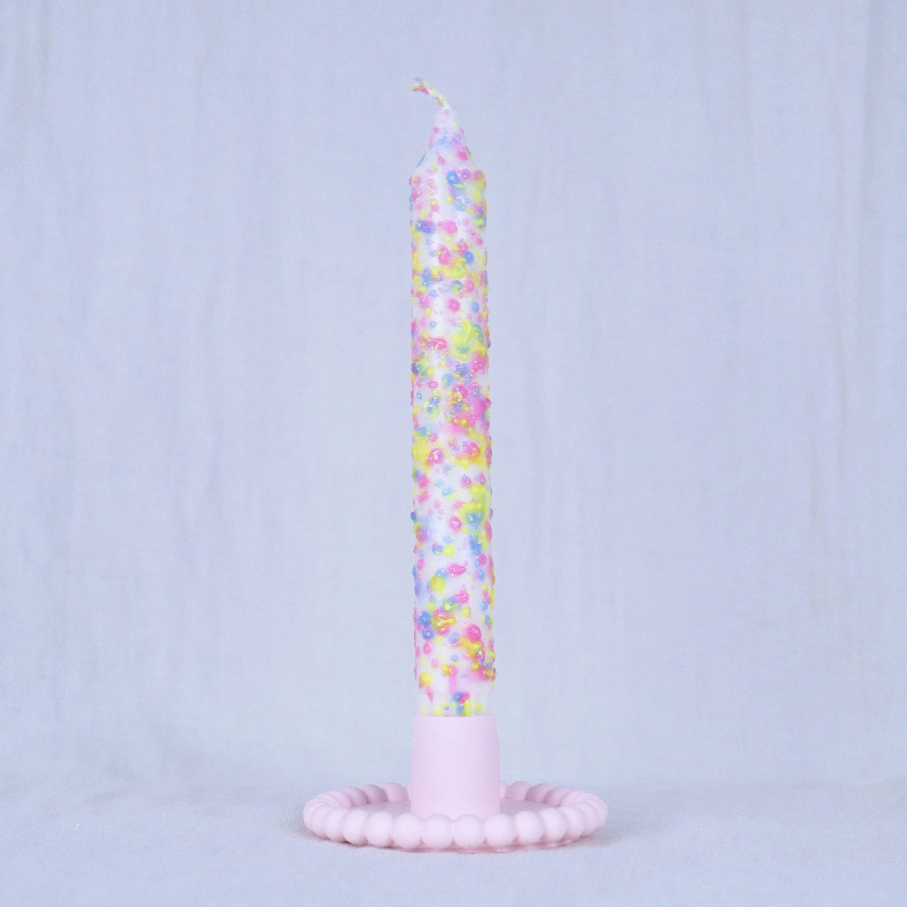 Bougeoir rose à bulles 🕯️ Wild Zouzou