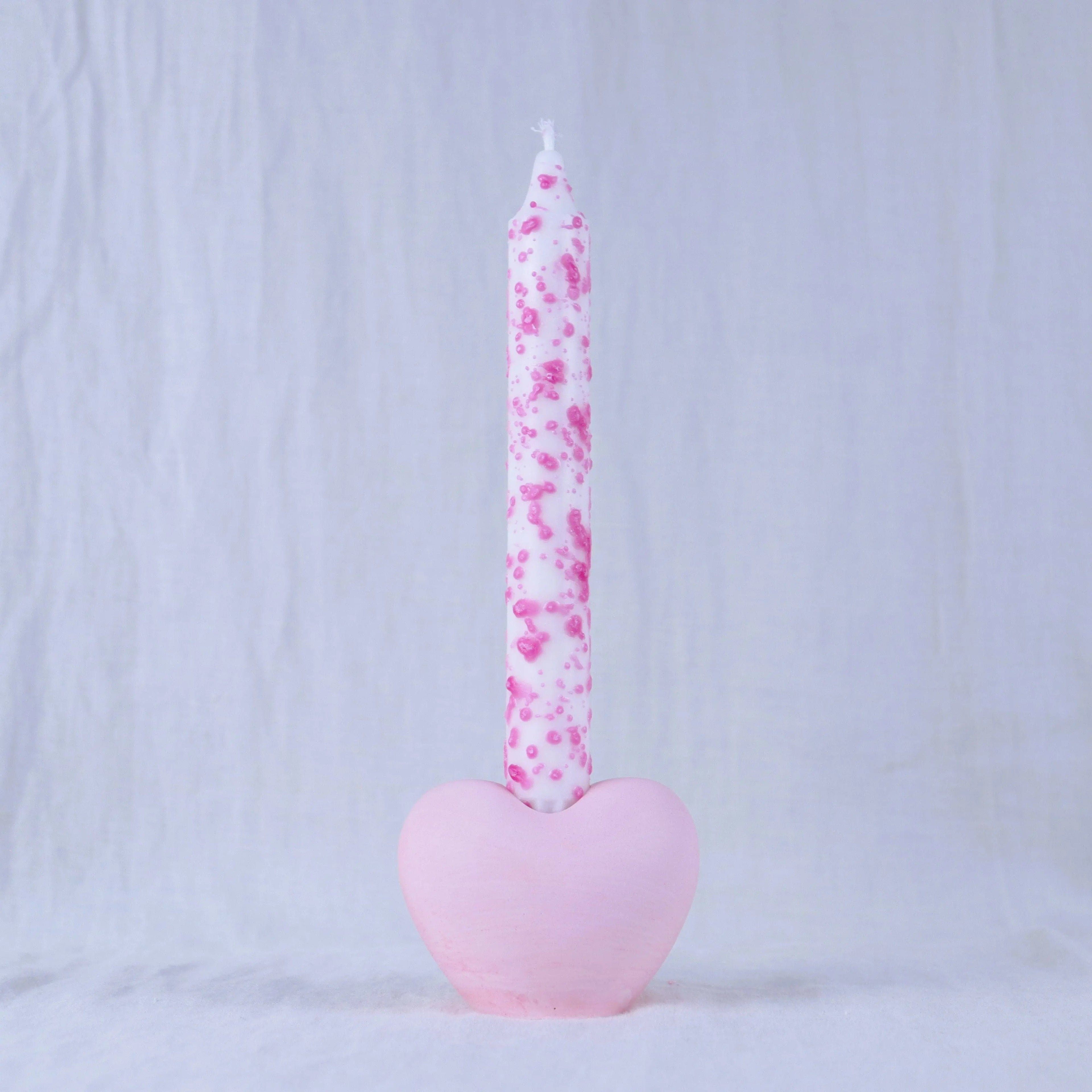 Bougie confettis roses 🕯️ Wild Zouzou