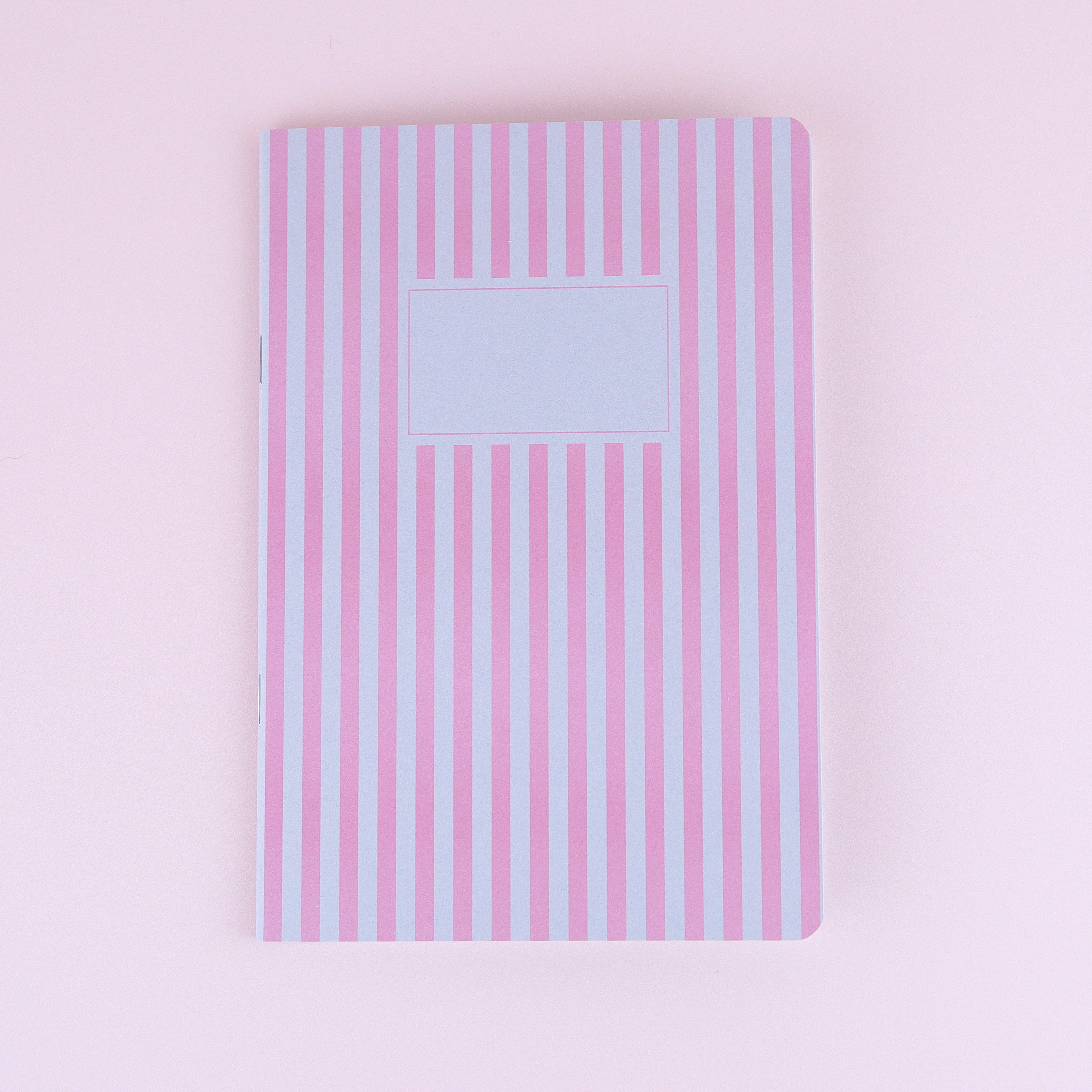 Carnet à rayures roses 🎀 Wild Zouzou