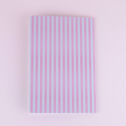 Carnet à rayures roses 🎀 Wild Zouzou