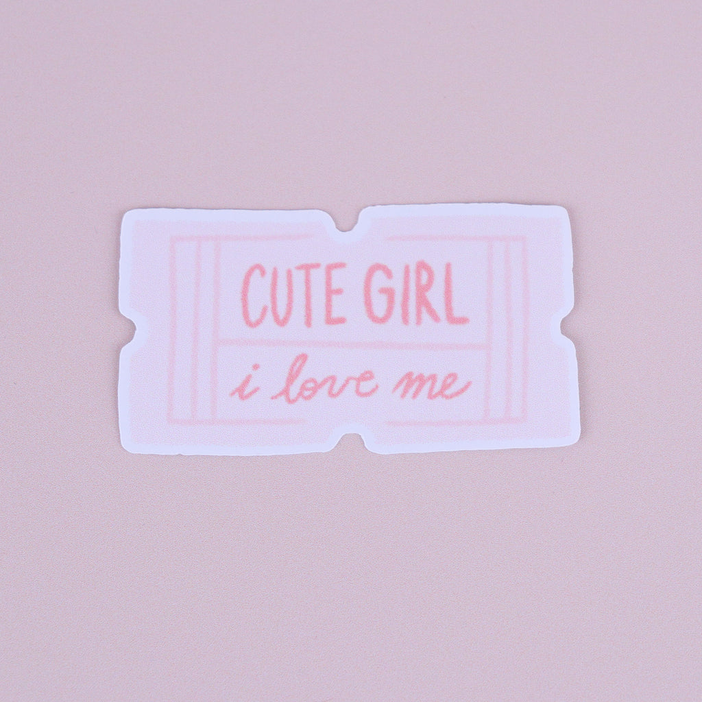 Sticker Cute Girl 🎀 Florence Papeterie