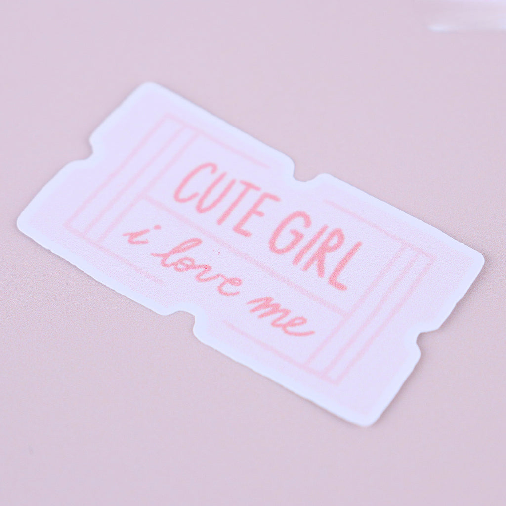 Sticker Cute Girl 🎀 Florence Papeterie
