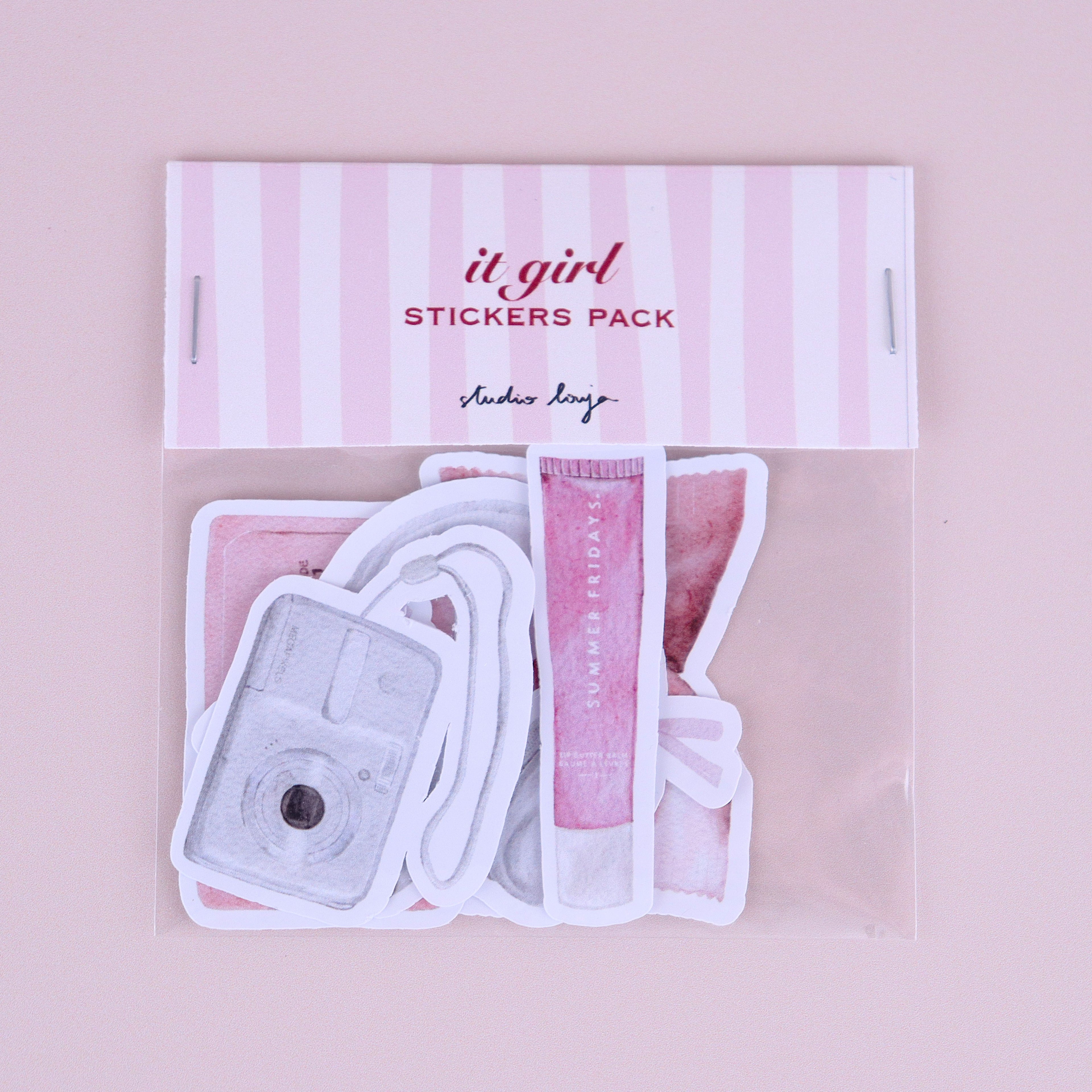 Stickers pack - It Girl 🍒 Studio Louja
