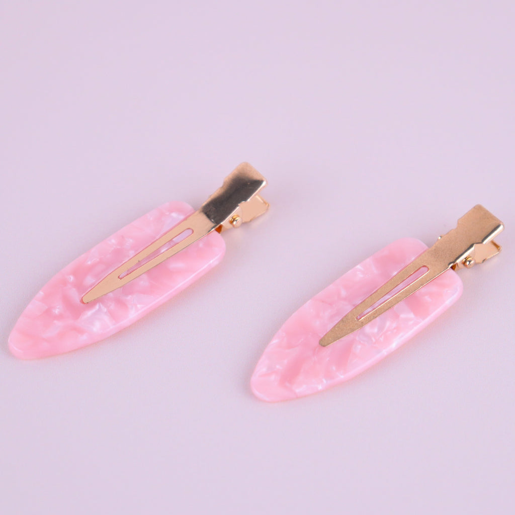 Lot de barrettes à cheveux rose nacré 🎀 Wild Zouzou