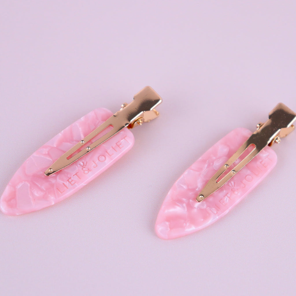 Lot de barrettes à cheveux rose nacré 🎀 Wild Zouzou