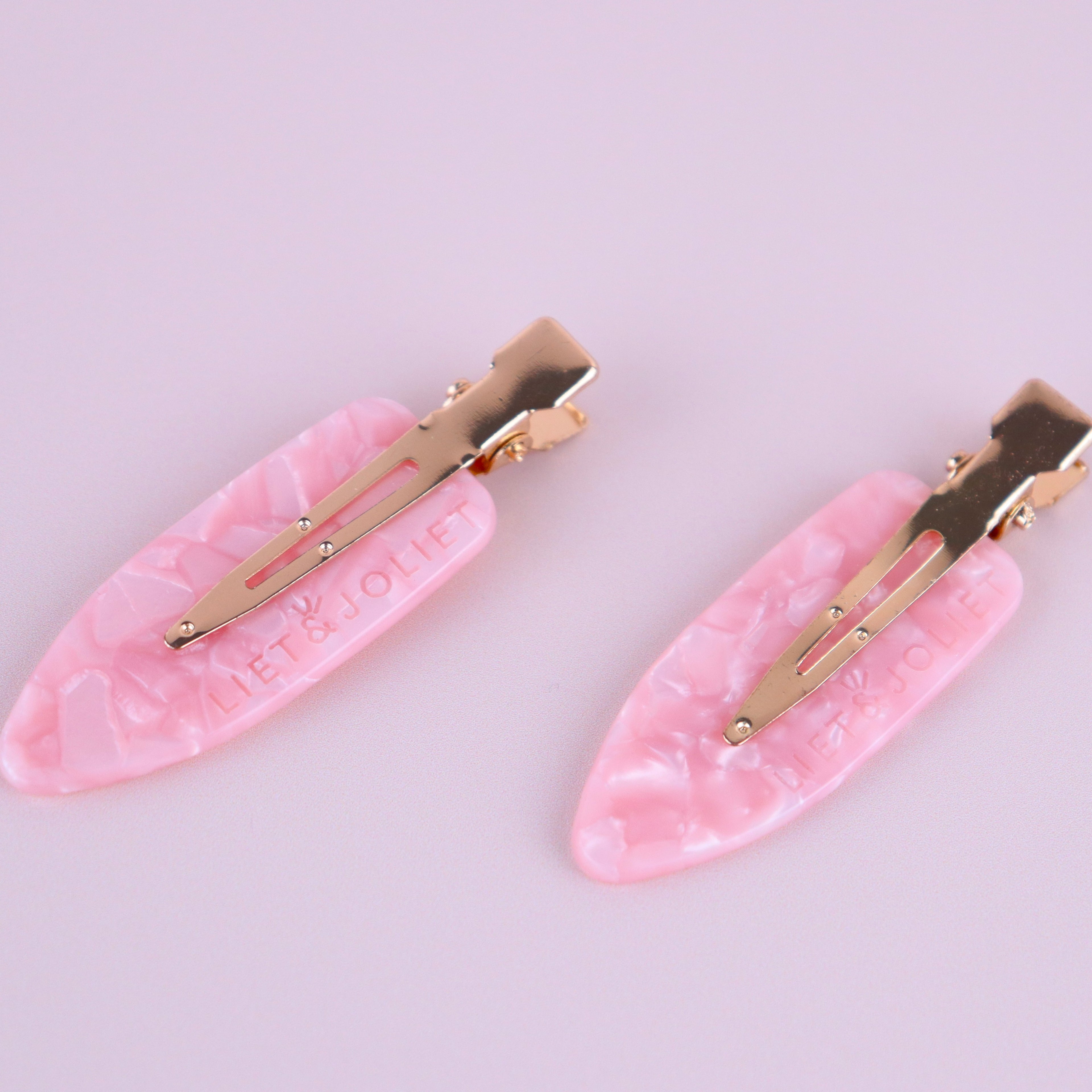 Lot de barrettes à cheveux rose nacré 🎀 Wild Zouzou