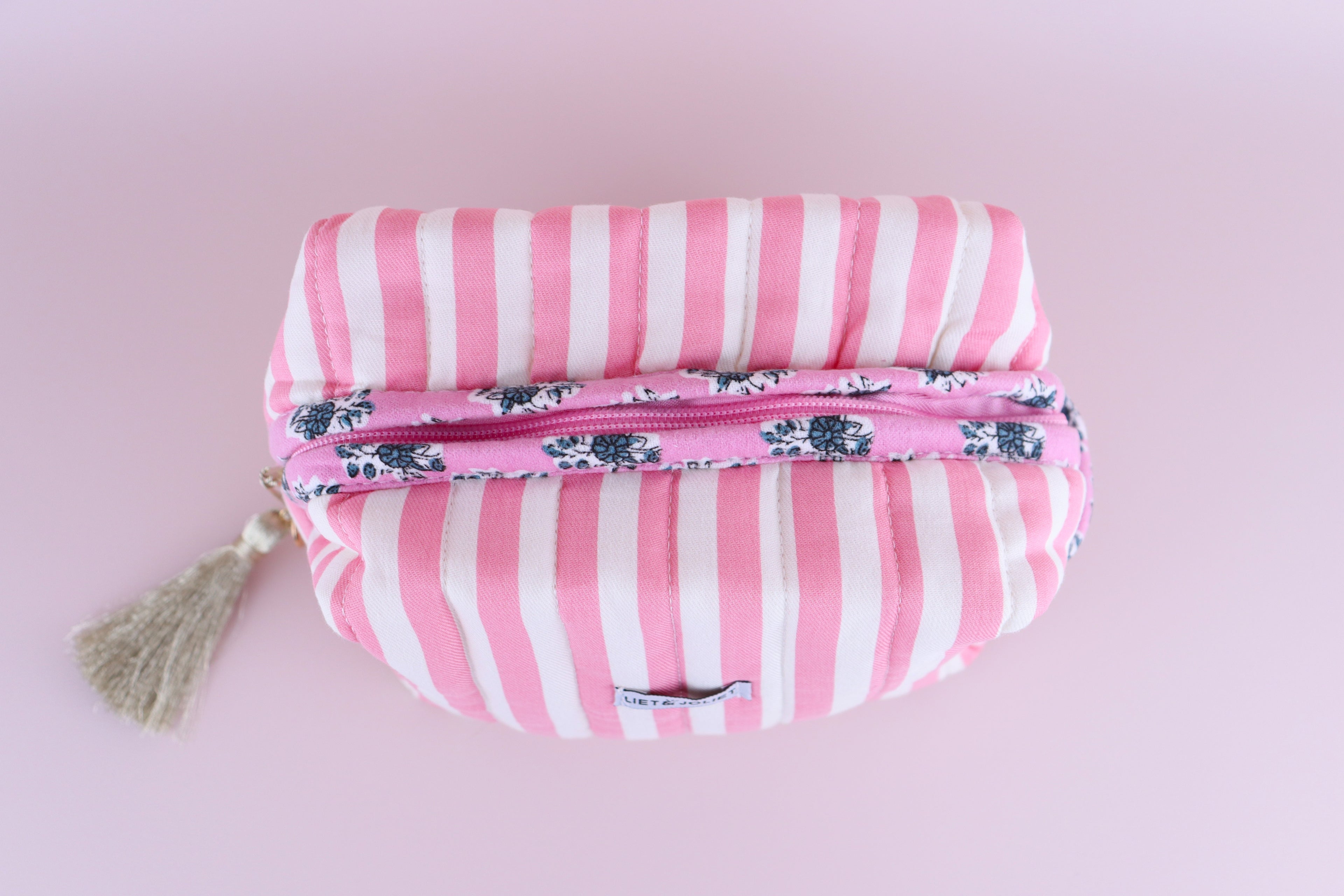 Trousse à maquillage rayée 💄 Wild Zouzou