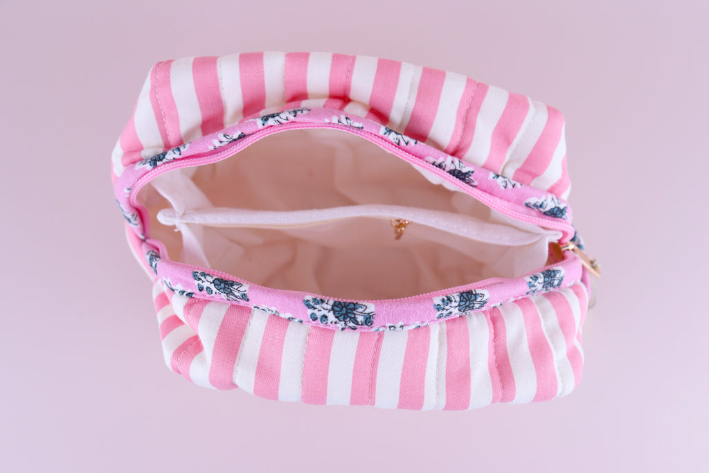 Trousse à maquillage rayée 💄 Wild Zouzou