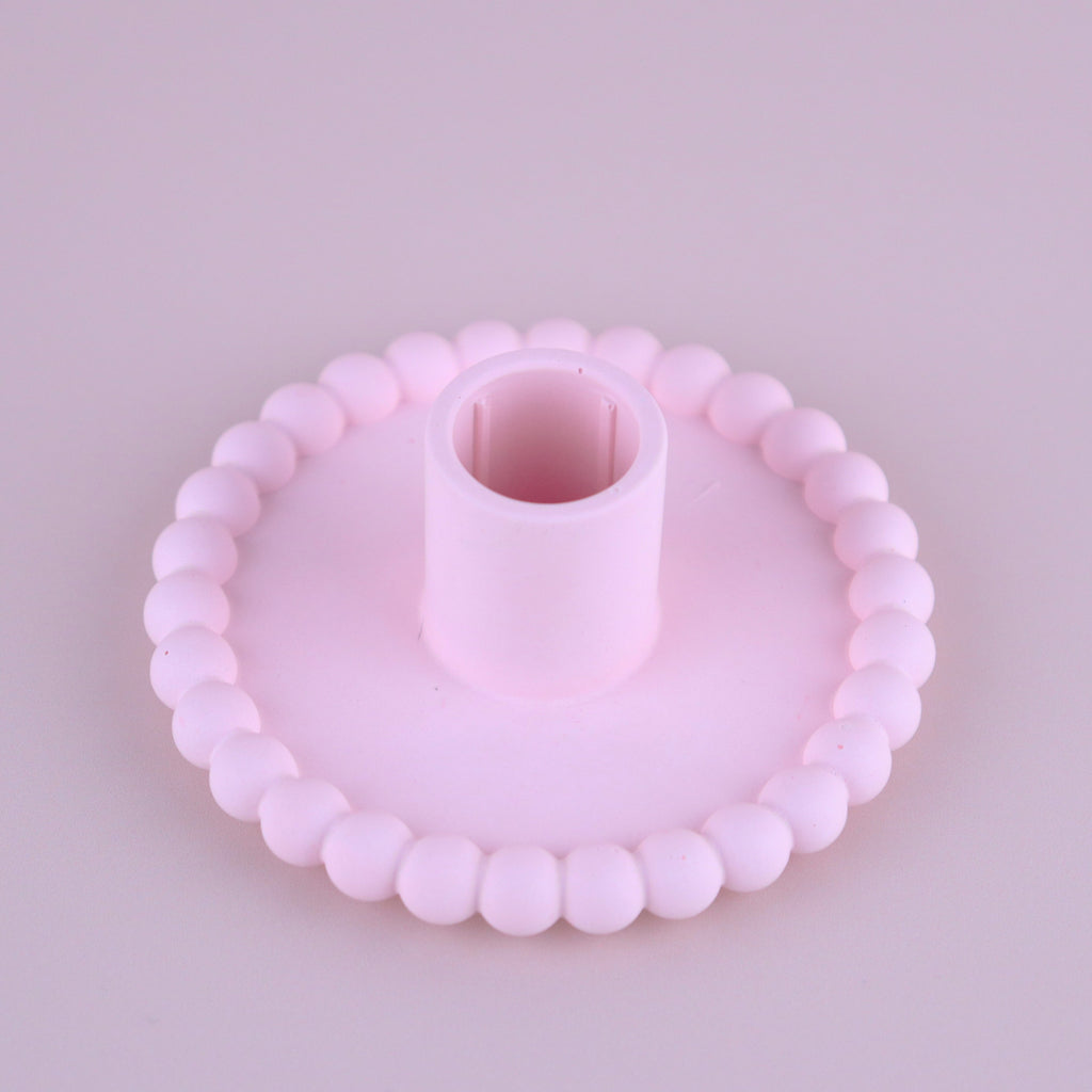 Bougeoir rose à bulles 🕯️ Wild Zouzou