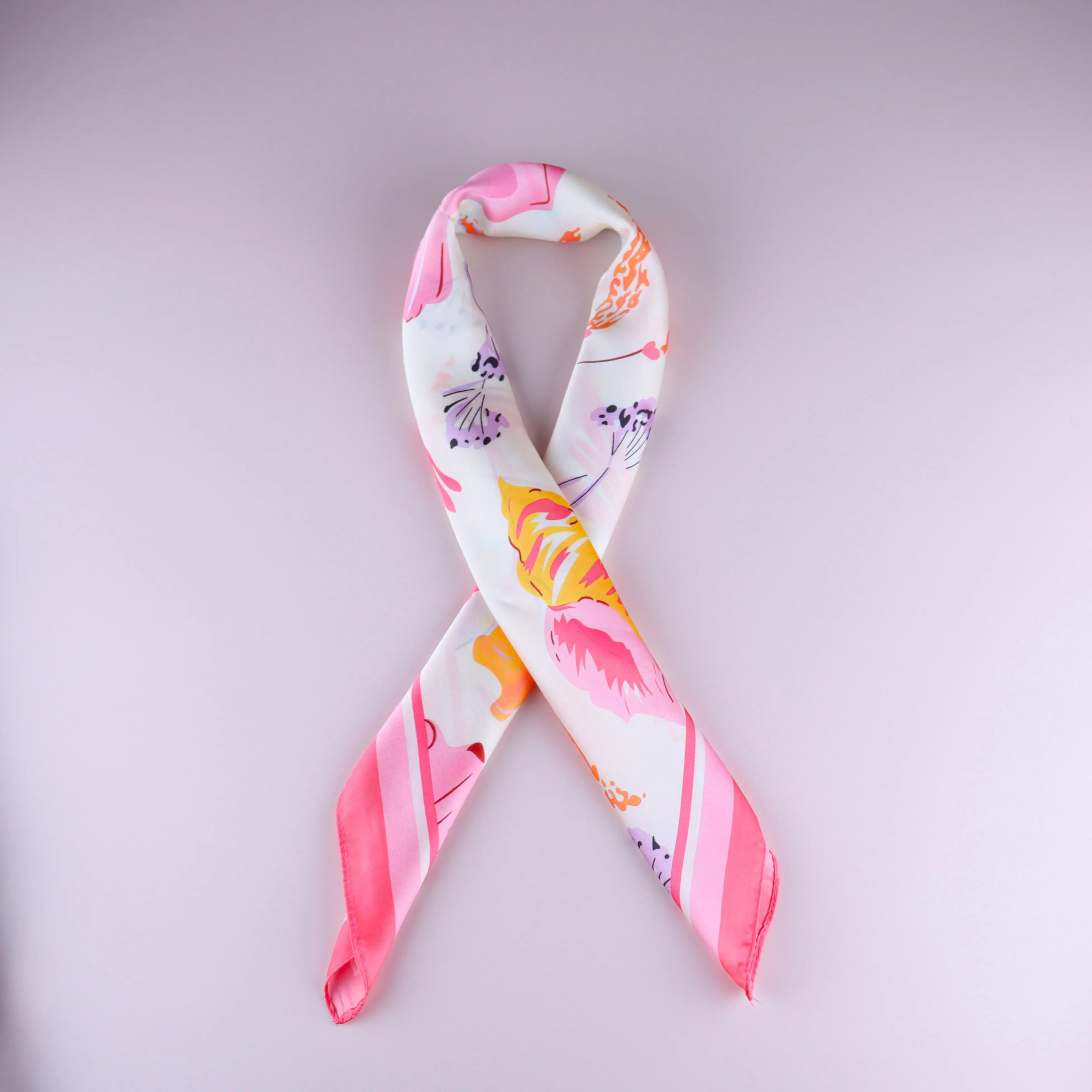 Foulard Coquillage en satin 🐚 Wild Zouzou