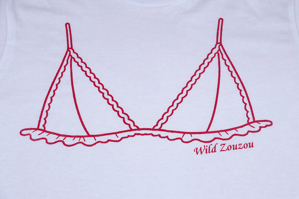 T-shirt girly décontracté 👙 Wild Zouzou