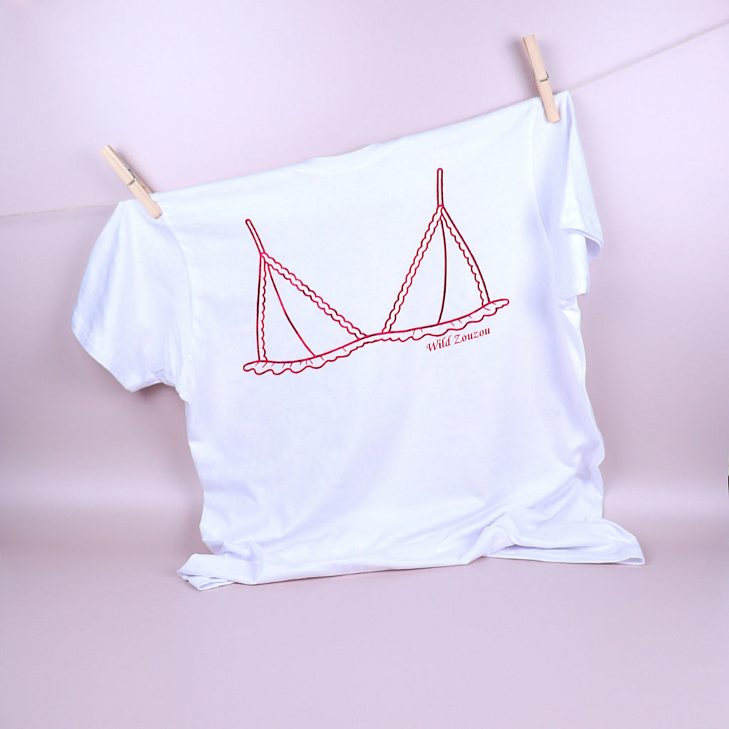 T-shirt girly décontracté 👙 Wild Zouzou