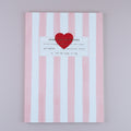 Carnet A5 "Pink stripes" ❤️ Wild Zouzou