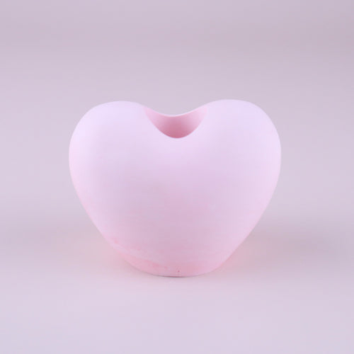 Bougeoir cœur rose clair🕯️ Wild Zouzou