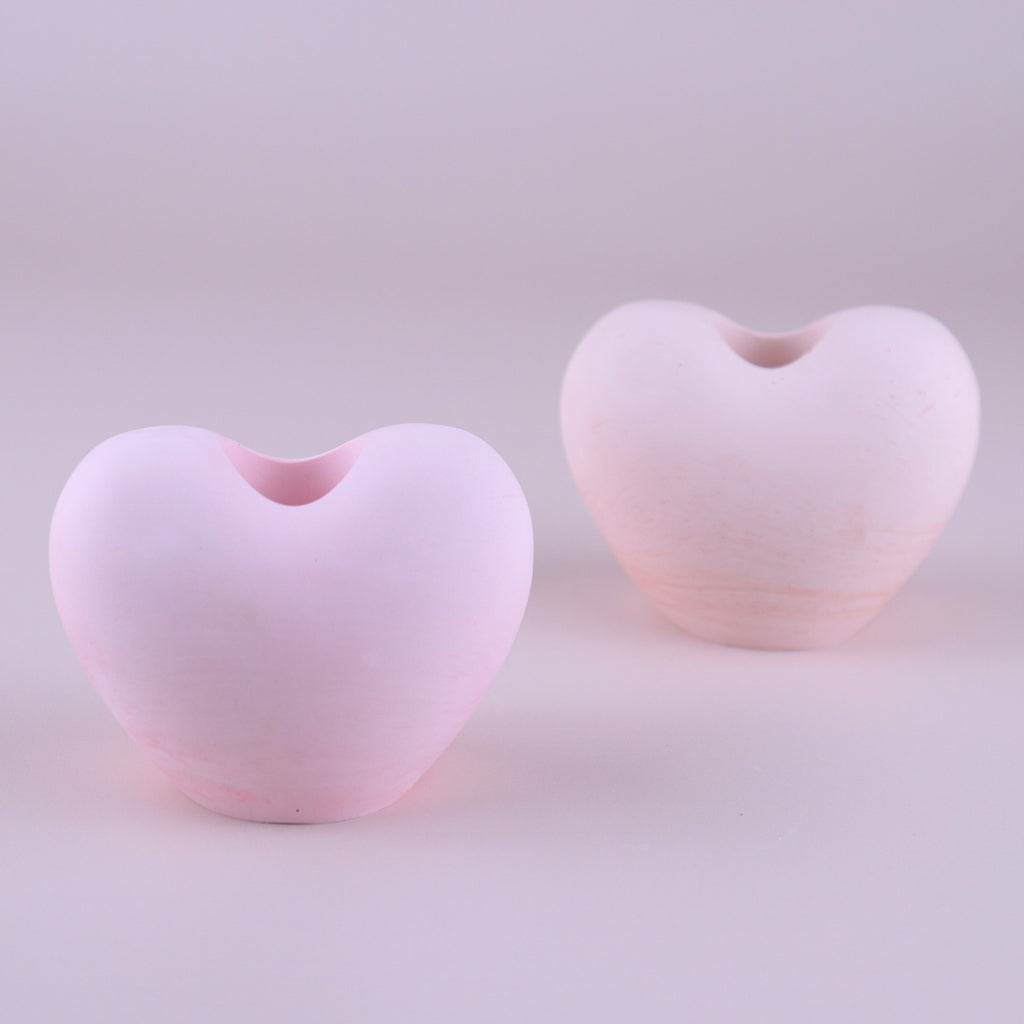 Bougeoir coeur beige 🕯️ Wild Zouzou