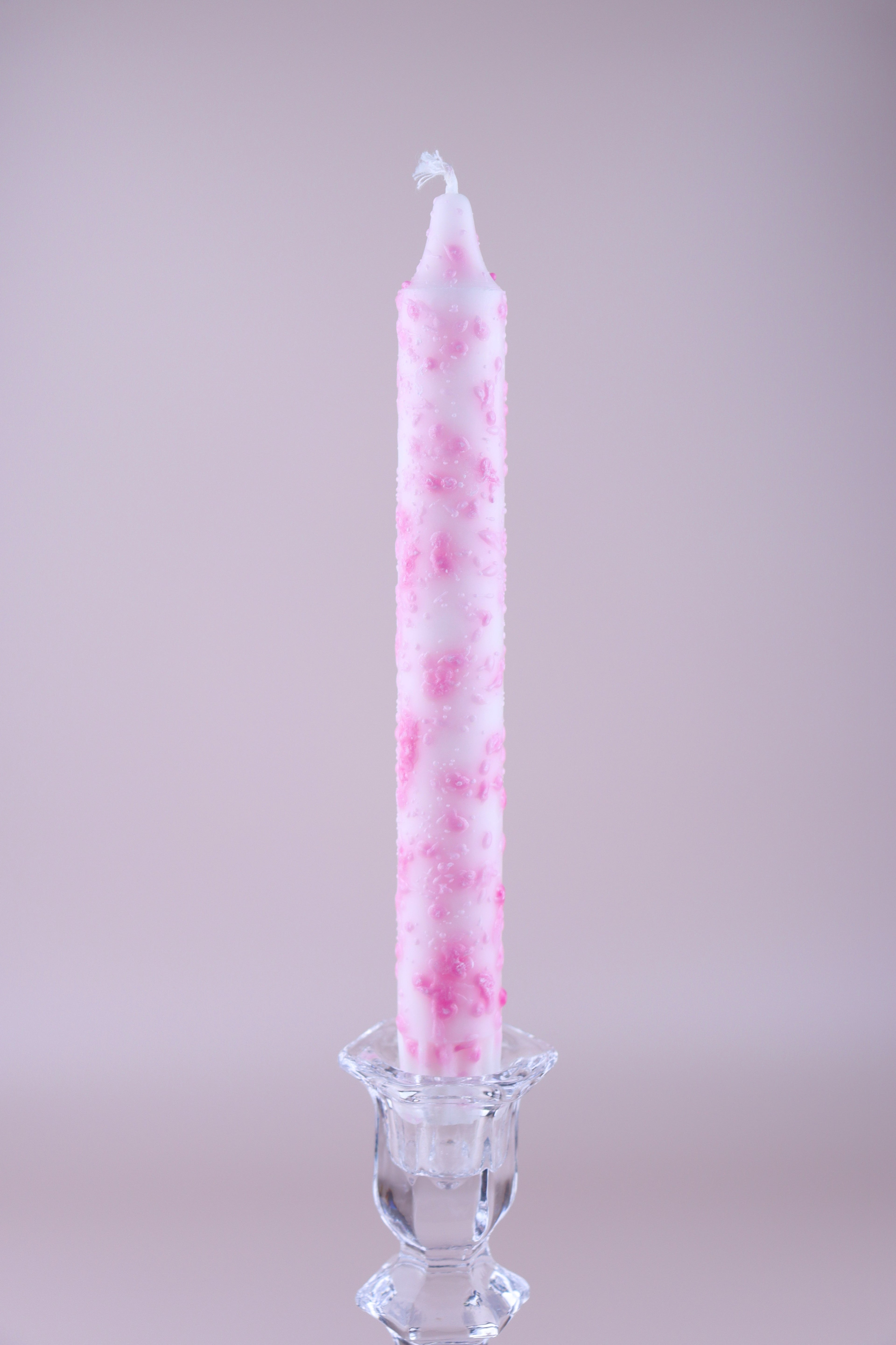 Bougie confettis roses 🕯️ Wild Zouzou