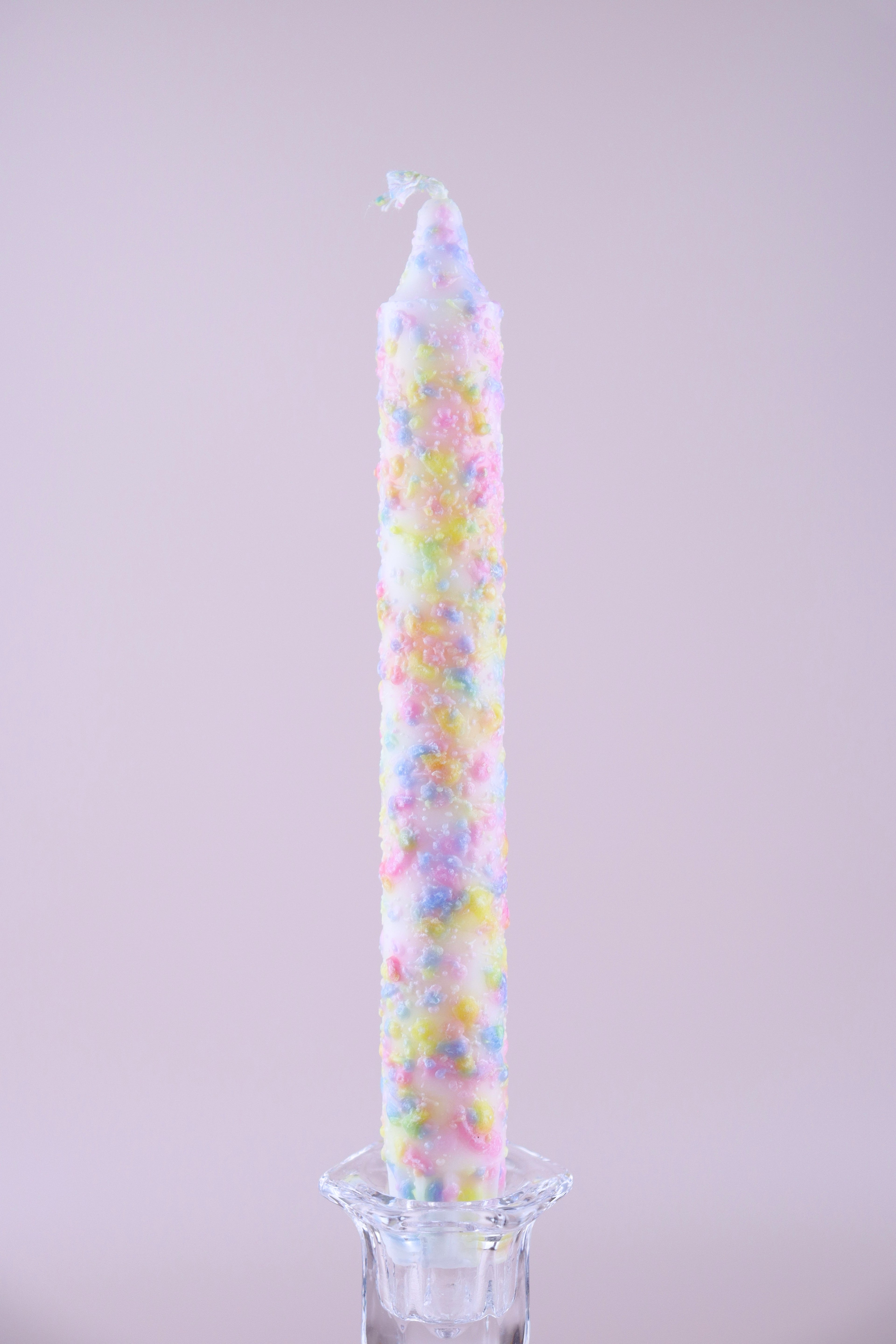 Bougie confettis Arc en ciel 🕯️