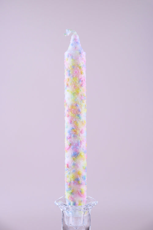 Bougie confettis Arc en ciel 🕯️