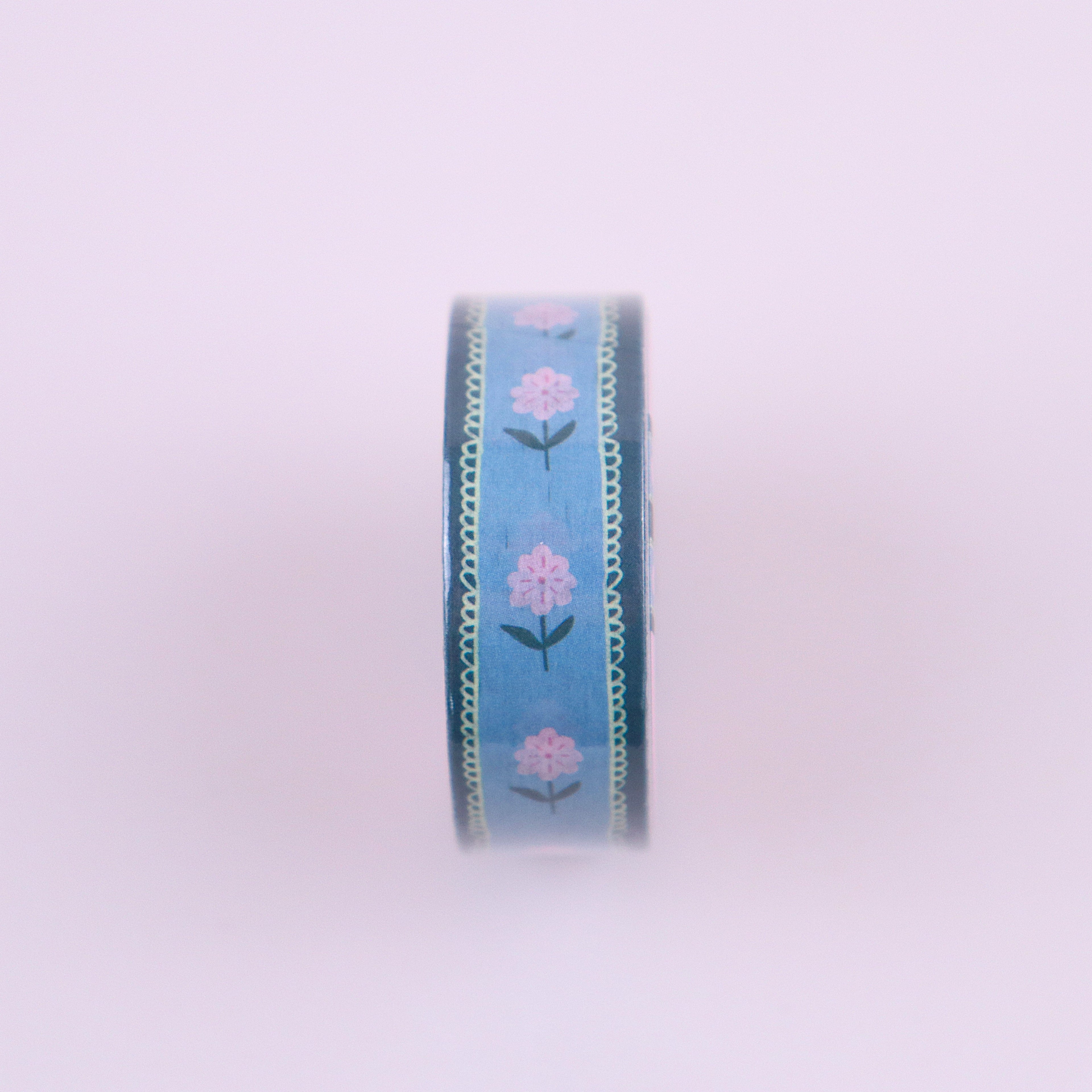 Washi tape Nany Craft Shop, motif fleurs 📒 Nany Craft Shop