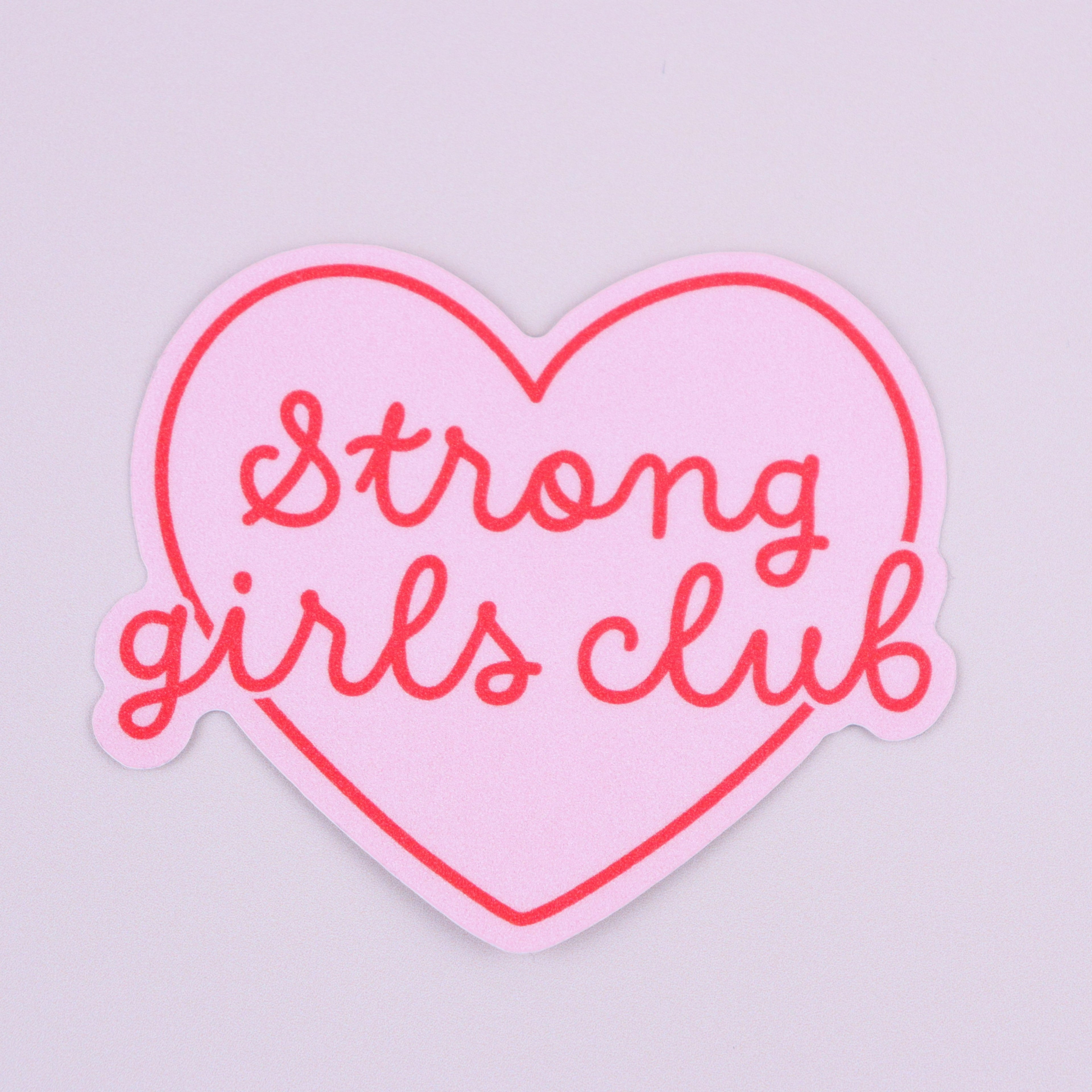 Sticker Strong girls club 💗 Studio mirabella