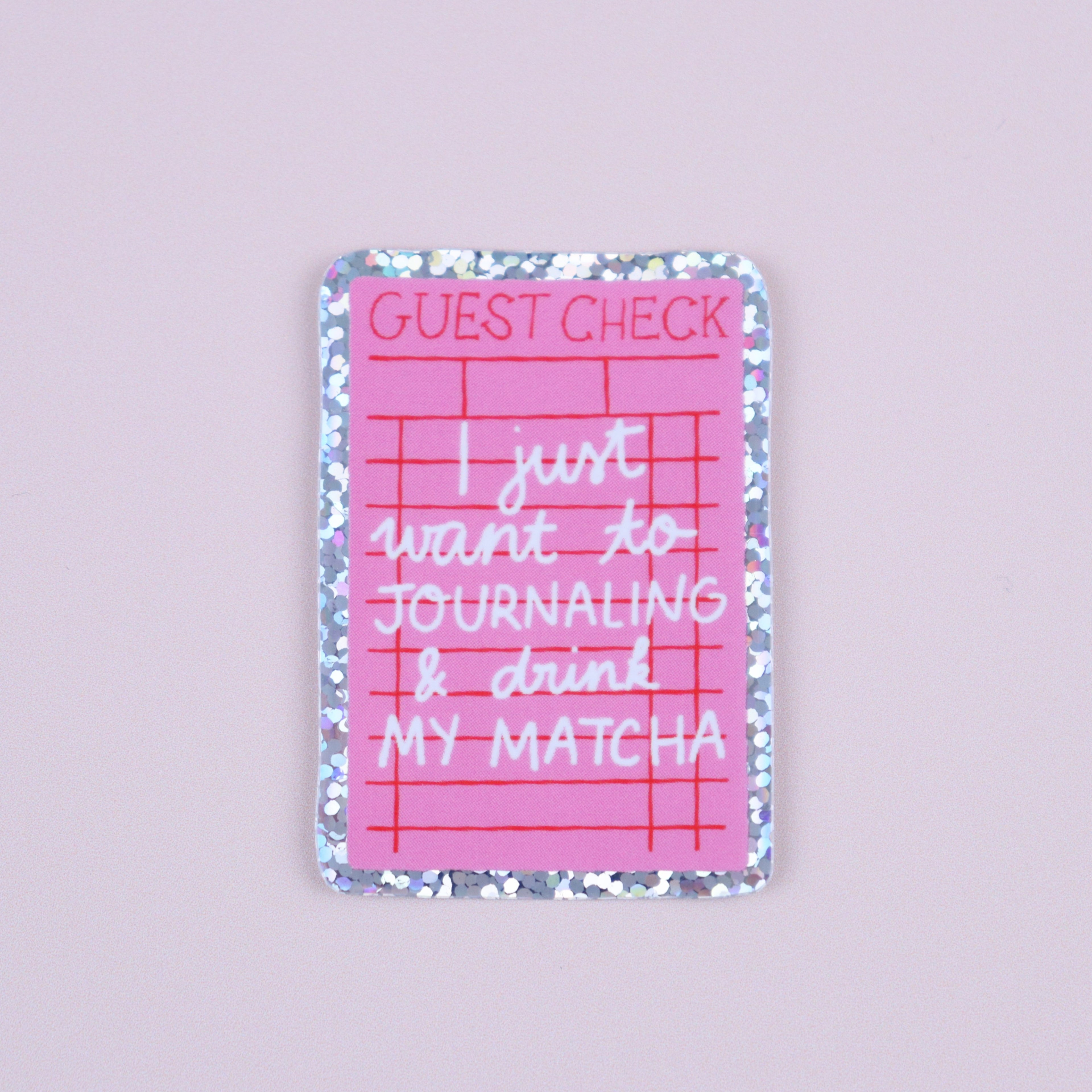 Sticker Journaling & drink Matcha 🍵 Nany Craft Shop