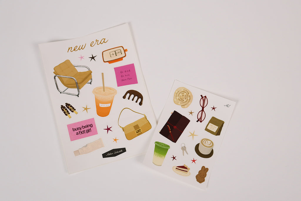Planche de stickers "New Era" - Atelier Saladelle 💄 Atelier Saladelle