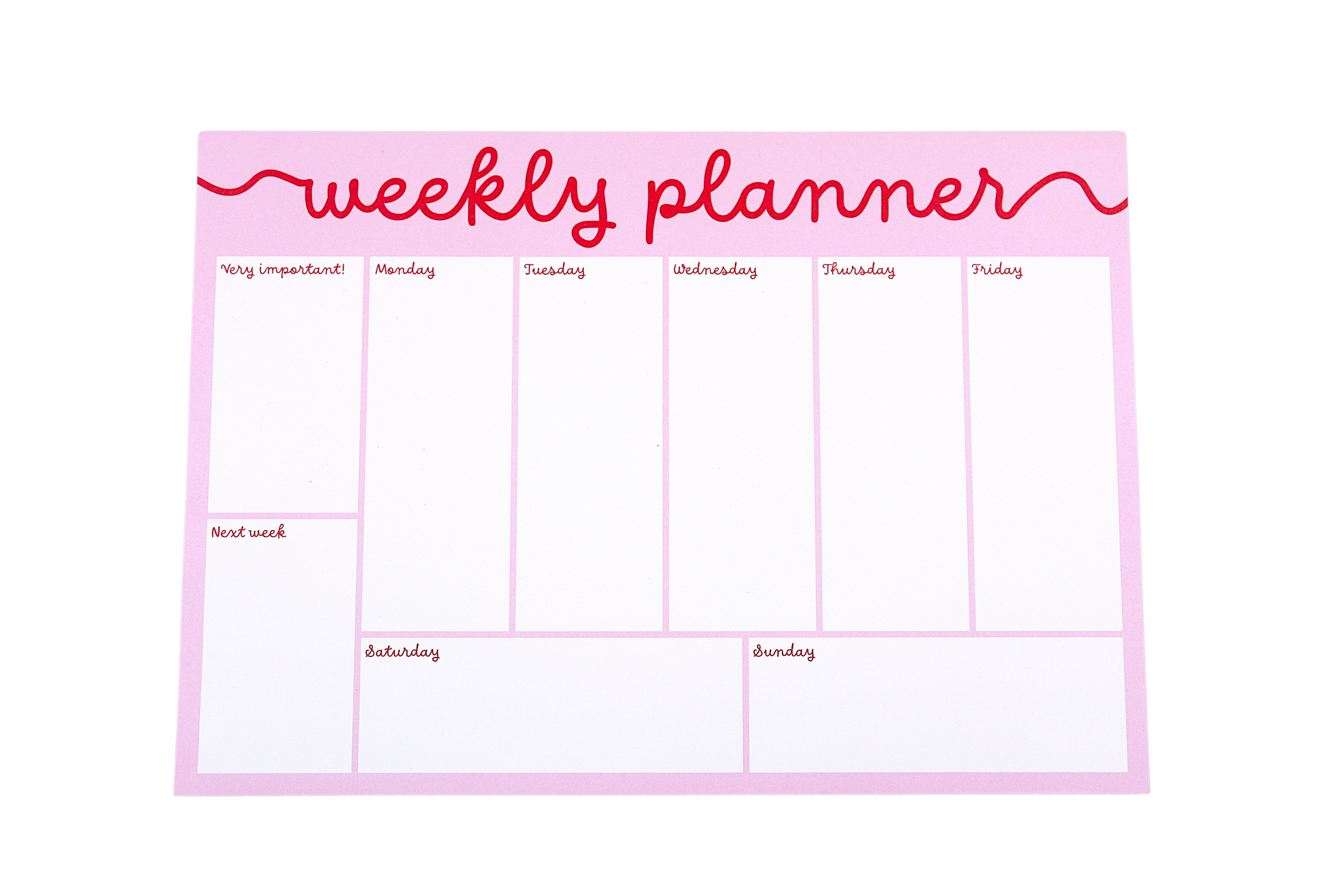 Semainier girly 📆 Studio mirabella