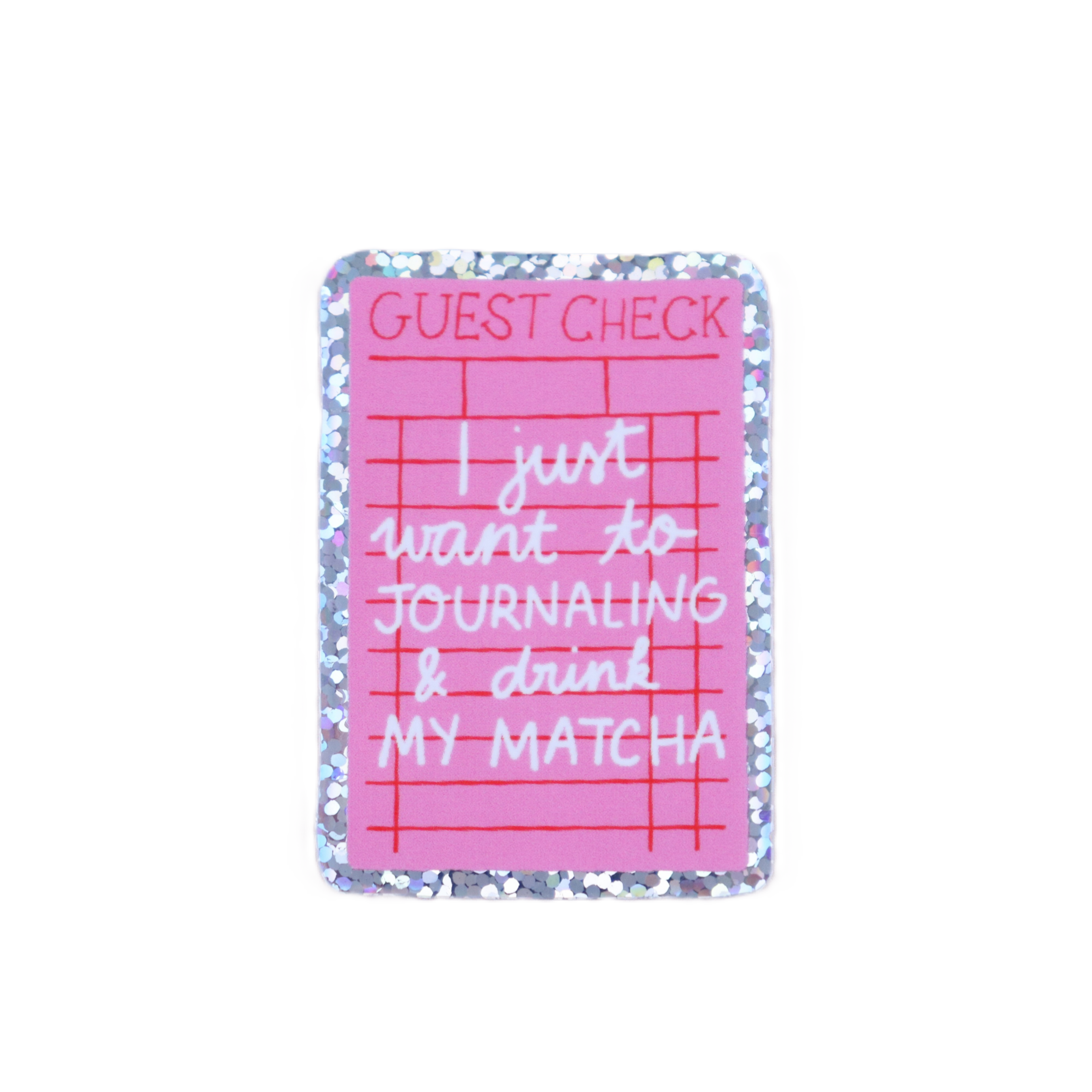 Sticker Journaling & drink Matcha 🍵 Nany Craft Shop