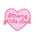Sticker Strong girls club 💗 Studio mirabella